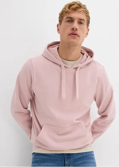 bonprix Bequemes Herren Sweatshirt mit sportiver Kapuze - lila Kostenloser Versand