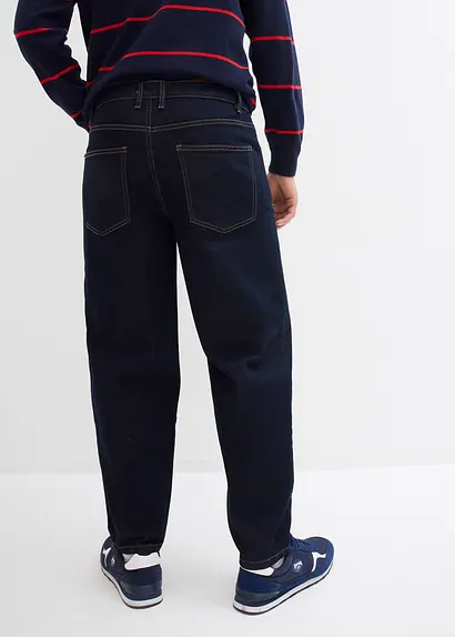 bonprix Modische verkürzte Jeans im Barrel Fit - blau Länge (Inch) 32 Sonderangebot