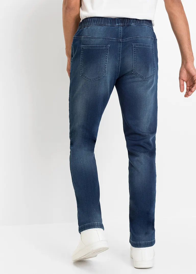 bonprix Superlässige Regular Fit Sweat-Jeans mit Gummibund Großer Ausverkauf