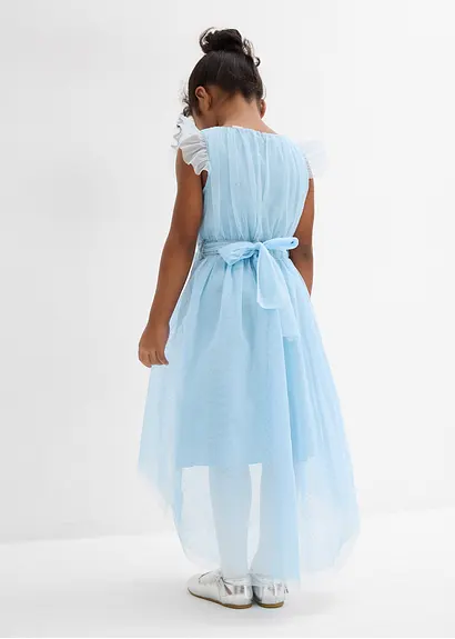 bonprix Schönes Mädchen Tüllkleid für festliche Anlässe - blau Online Shopping