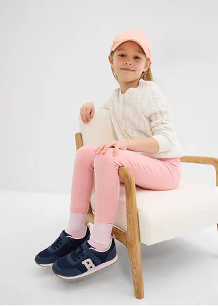 bonprix Mädchen-Strickjacke im schönen Design - weiß - Kinder Saisonschlussverkauf