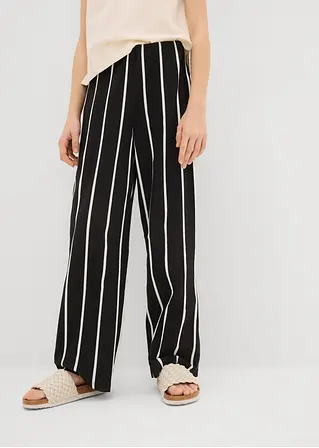 bonprix Mädchen Jersey-Hose aus reiner Bio-Baumwolle - schwarz Muttertagsangebot