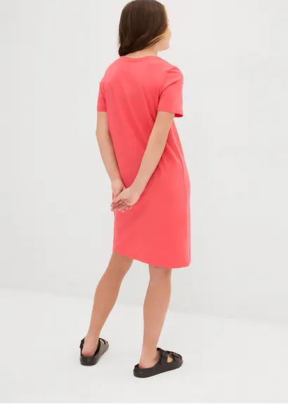 bonprix Schlichtes Jerseykleid für Mädchen aus reiner Bio-Baumwolle Top Angebot