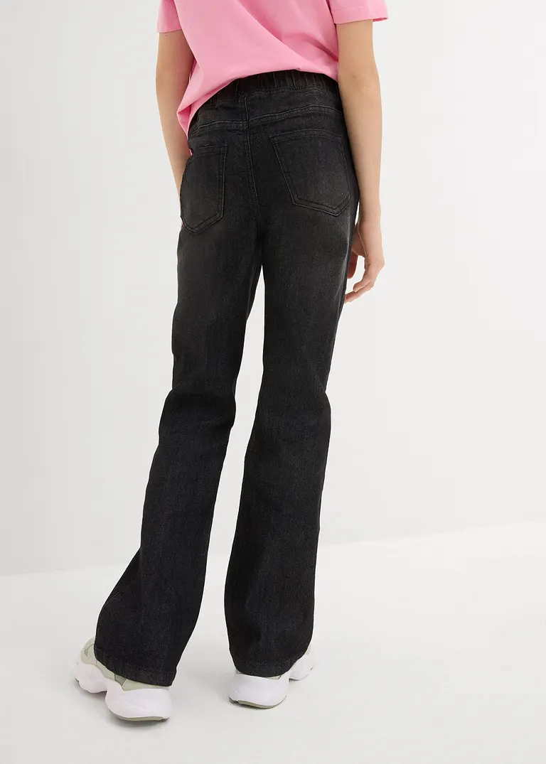 bonprix Mädchen Jeggings mit leicht ausgestelltem Bein und aufgesetzten Geäßtaschen Online Outlet