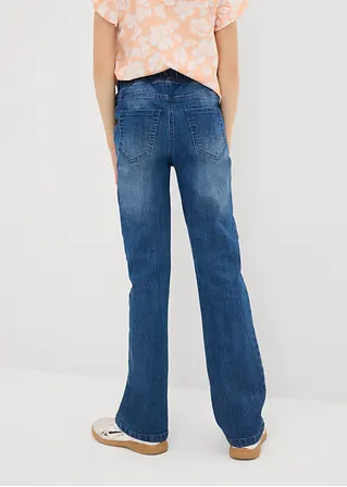 bonprix Mädchen Jeggings mit leicht ausgestelltem Bein und aufgesetzten Geäßtaschen Zeitlich begrenztes Angebot