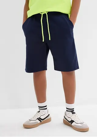 bonprix Schöne Jungen Sweat-Bermuda mit praktischen Taschen und kontrastfarbiger Kordel Riesige Ersparnisse