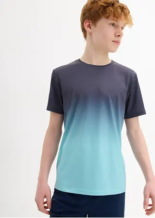 bonprix Cooles Jungen Sport-Shirt mit Rundhalsausschnitt - blau Wochenangebot