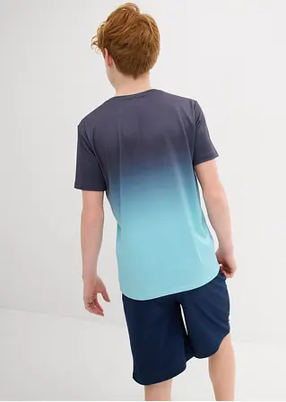 bonprix Cooles Jungen Sport-Shirt mit Rundhalsausschnitt - blau Wochenangebot