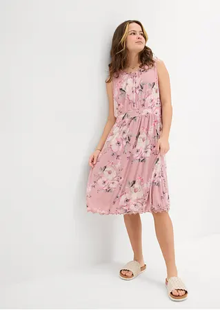 bonprix Sommerliches Kleid für Mädchen aus Mesh - rosa - Kinder Begrenzte Freigabe