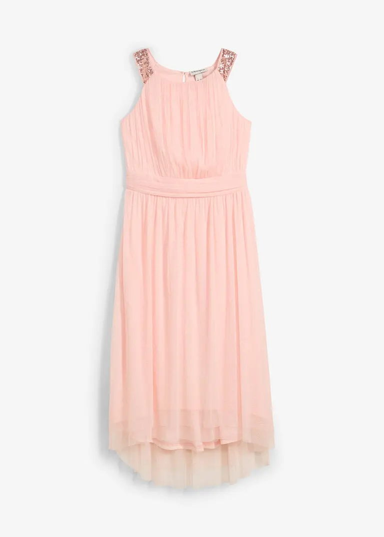 bonprix Festliches Mädchenkleid mit dekorativen Pailletten - lila Neueste Stile