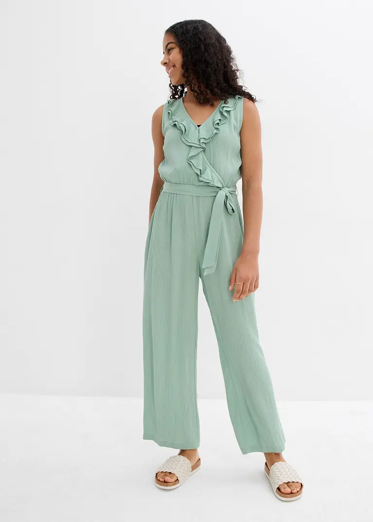 bonprix Schicker Jumpsuit für Mädchen ohne Ärmel aus fließender Viskose Letzter Tag