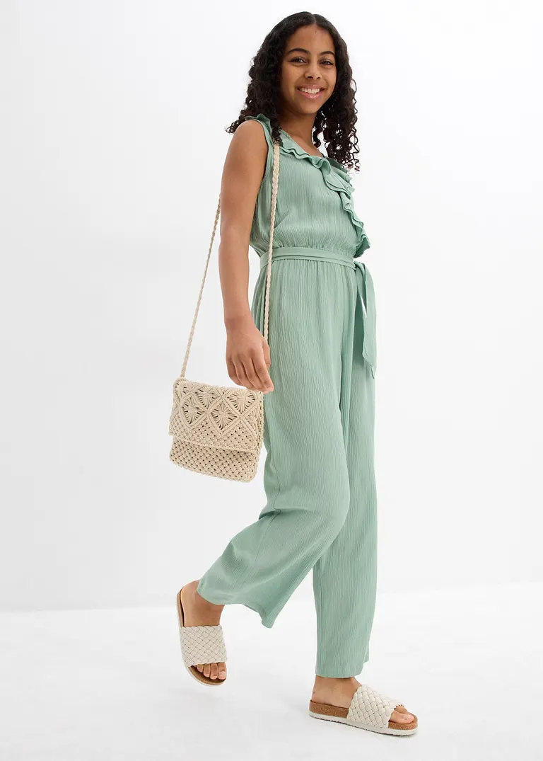 bonprix Schicker Jumpsuit für Mädchen ohne Ärmel aus fließender Viskose Letzter Tag