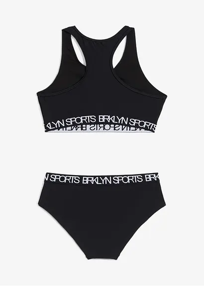 bonprix Cooler Mädchen Sportbikini mit Ringerrücken im 2-tgl. Set Bis zu 65% Rabatt