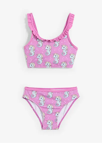bonprix Süßer Bikini mit verspielten Rüschen im 2-tgl. Set Bis zu 55% Rabatt