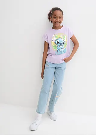 bonprix Tolles Mädchen Disney T-Shirt mit Stitch - lila Riesige Rabatte