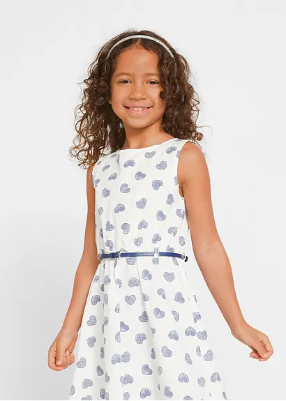 bonprix Tolles Mädchen Set mit Herzchen-Print - blau/weiß Clearance-Verkauf