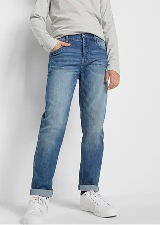 bonprix Coole Jungen Jeans im 5-Pocket-Stil - blau - Kinder Verkauf