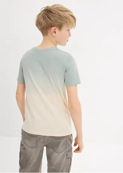 bonprix Angesagtes Jungen T-Shirt mit Farbverlauf und Rundhalsausschnitt Günstiger Verkauf