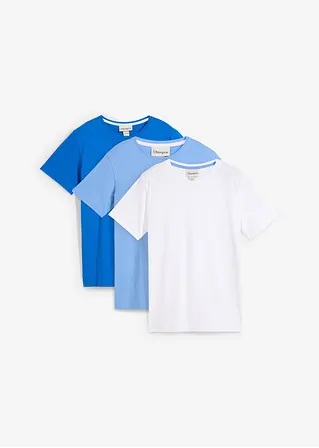 bonprix Jungen Basic T-Shirt mit Rundhalsausschnitt - Kinder Fabrikverkauf