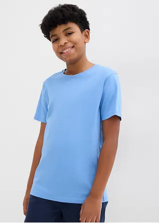 bonprix Jungen Basic T-Shirt mit Rundhalsausschnitt - Kinder Fabrikverkauf