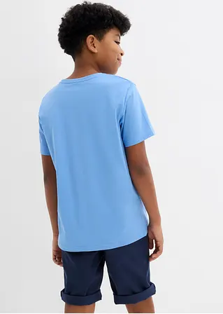 bonprix Jungen Basic T-Shirt mit Rundhalsausschnitt - Kinder Fabrikverkauf