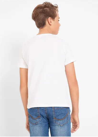 bonprix Jungen Basic T-Shirt mit Rundhalsausschnitt - Kinder Meist gekauft