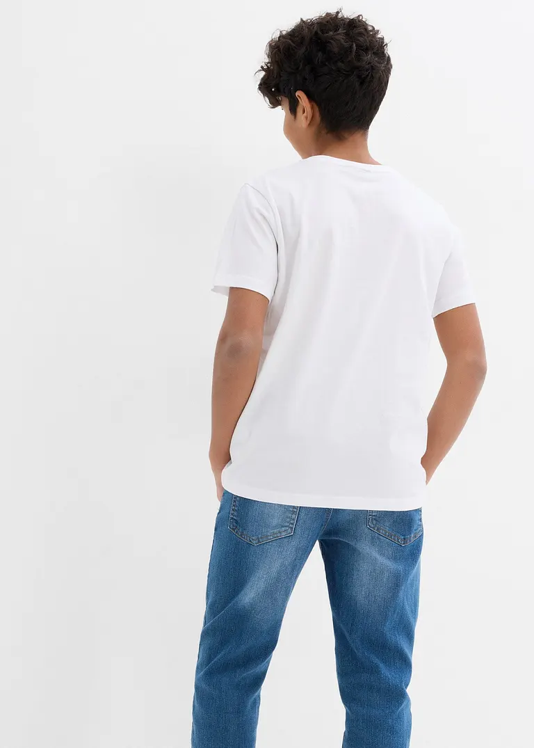 bonprix Schöne Basic Packung für Jungen mit Rundhalsausschnitt Fabrik Onlineshop