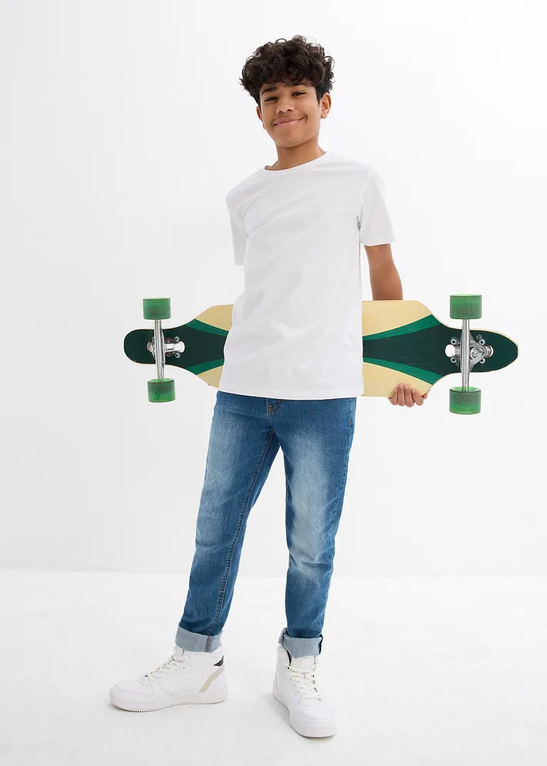 bonprix Schöne Basic Packung für Jungen mit Rundhalsausschnitt Fabrik Onlineshop