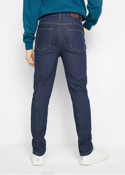 bonprix Schlichte Jungen Jeans mit 4 Taschen - blau - Kinder Sonderangebot