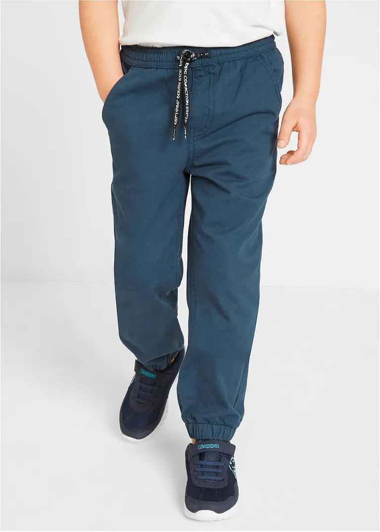 bonprix Coole Jungen Hosen in 3 Farben - dunkelblau+sand+rauchgrau Rabatt