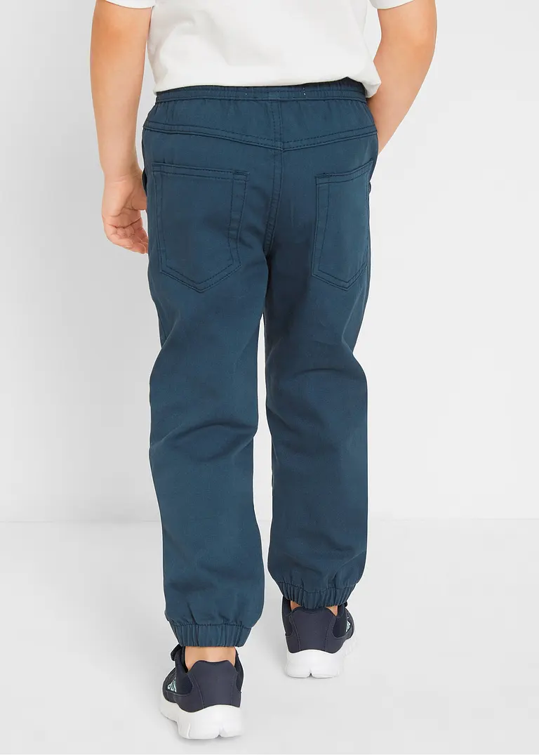 bonprix Coole Jungen Hosen in 3 Farben - dunkelblau+sand+rauchgrau Rabatt