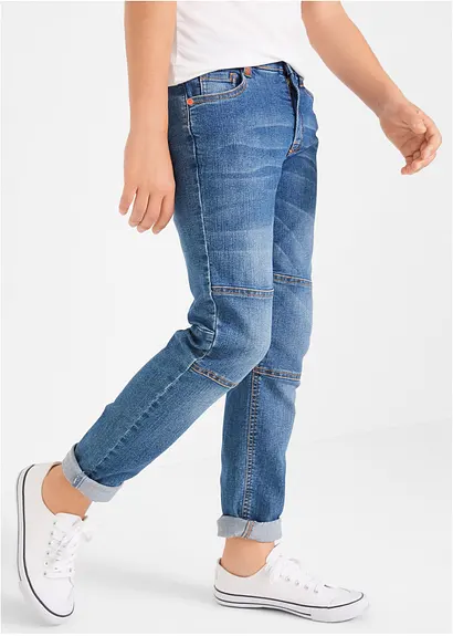 bonprix Widerstandsfähige Jungen Jeans mit extra Knieverstärkung - blau Flash Sale