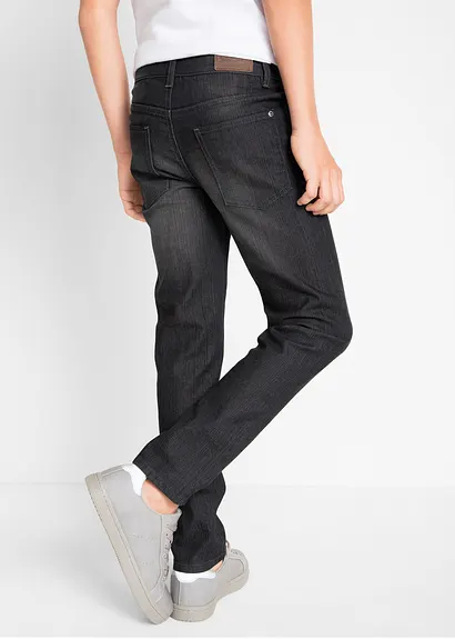 bonprix Schmale Jungen Jeans mit leichter Waschung - blau Osterangebot