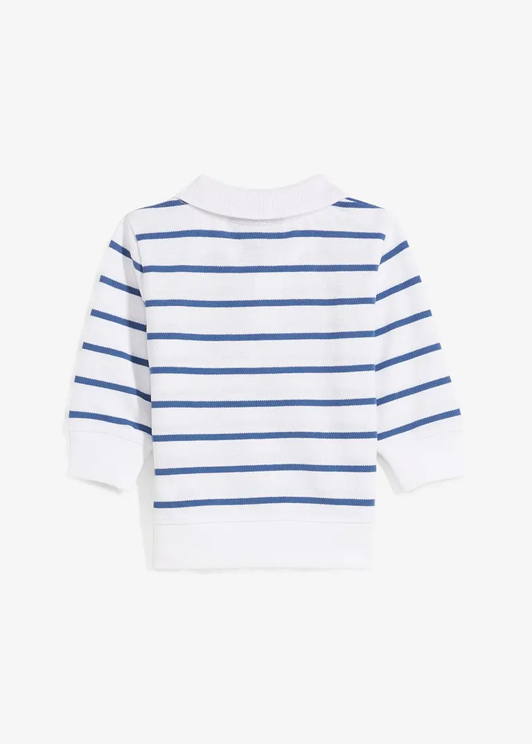 bonprix Weiches Baby-Poloshirt aus Bio-Baumwolle mit maritimen Details Lagerräumung