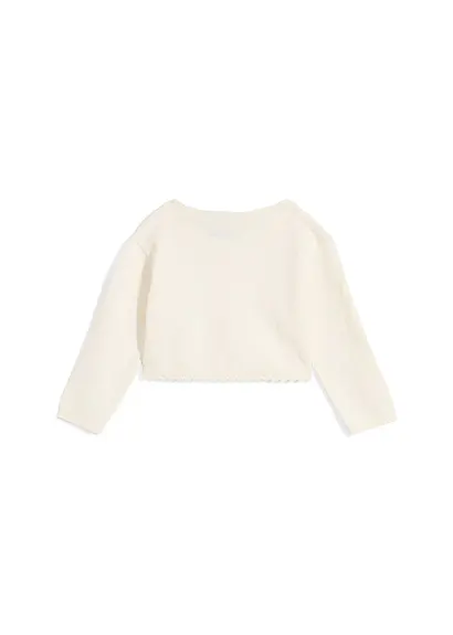 bonprix Feiner Baby-Strickbolero für festliche Anlässe mit Wellensaum Top Angebot