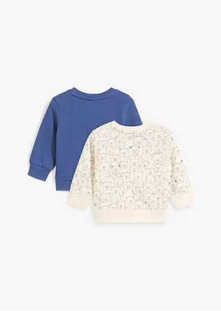 bonprix Süße Sweatshirt-Packung mit Druckknöpfen an der Schulter - Kinder Tägliche Deals