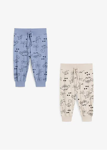bonprix Coole Hose mit Dino-Print - mattblau+steingrau bedruckt JETZT KAUFEN