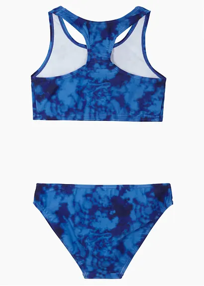 bonprix Sportlicher Mädchen Bikini in Batik-Look - Kinder zollfrei
