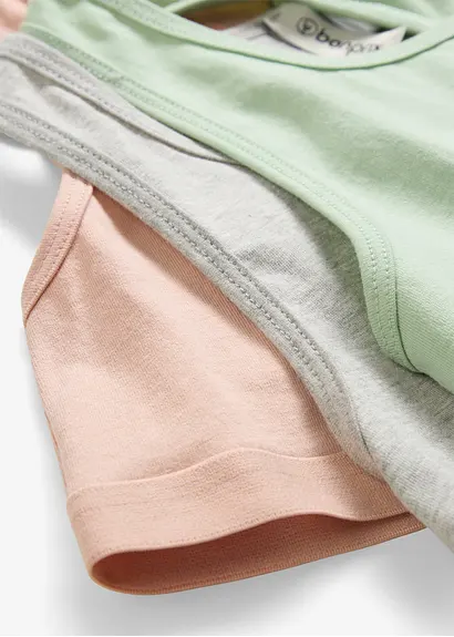 bonprix Schönes Bustier mit Bio-Baumwolle im 5er Pack. - Kinder Sonderangebot