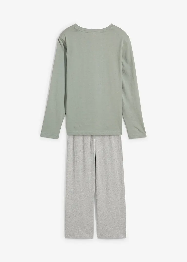 bonprix Lässiger Jungen Pyjama mit Bio-Baumwolle - Kinder Flash Sale