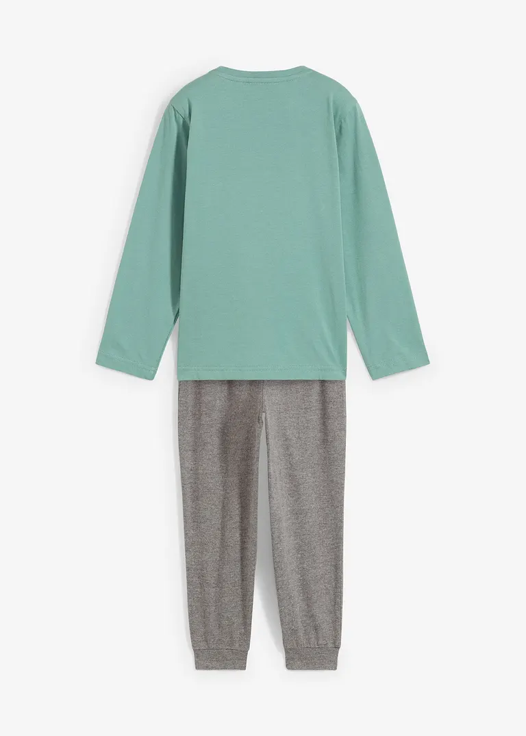 bonprix Cooler Jungen Pyjama mit Bio-Baumwolle im 2-tgl. Set Begrenztes Angebot