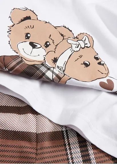 bonprix Schöner Mädchen Pyjama (2-tlg. Set) mit Druck. - Kinder Muttertagsangebot