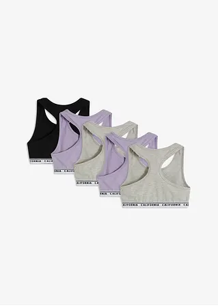 bonprix Sportliches Mädchen Bustier im 5er Pack - Kinder Neueste Mode
