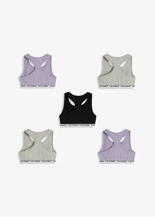 bonprix Sportliches Mädchen Bustier im 5er Pack - Kinder Neueste Mode
