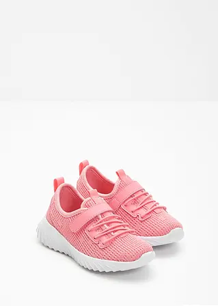 bonprix Bequemer Sneaker mit Klettverschluss - rosa - Kinder Bestseller