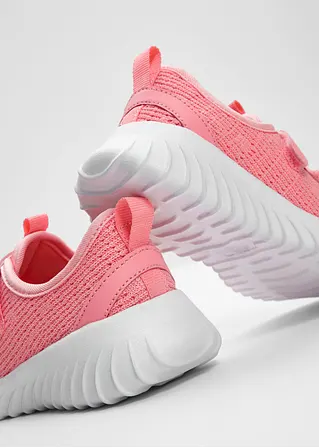 bonprix Bequemer Sneaker mit Klettverschluss - rosa - Kinder Bestseller