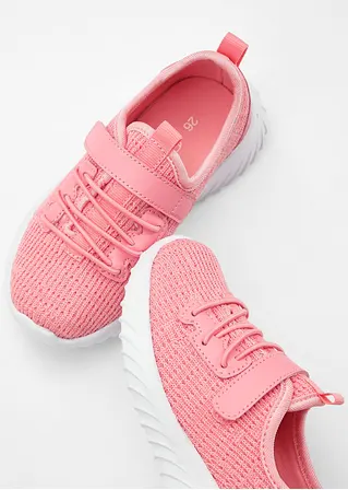bonprix Bequemer Sneaker mit Klettverschluss - rosa - Kinder Bestseller