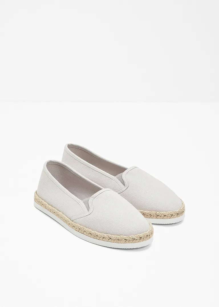 bonprix Sommerliche Espadrille mit leichter Laufsohle - grau VIP-Rabatte