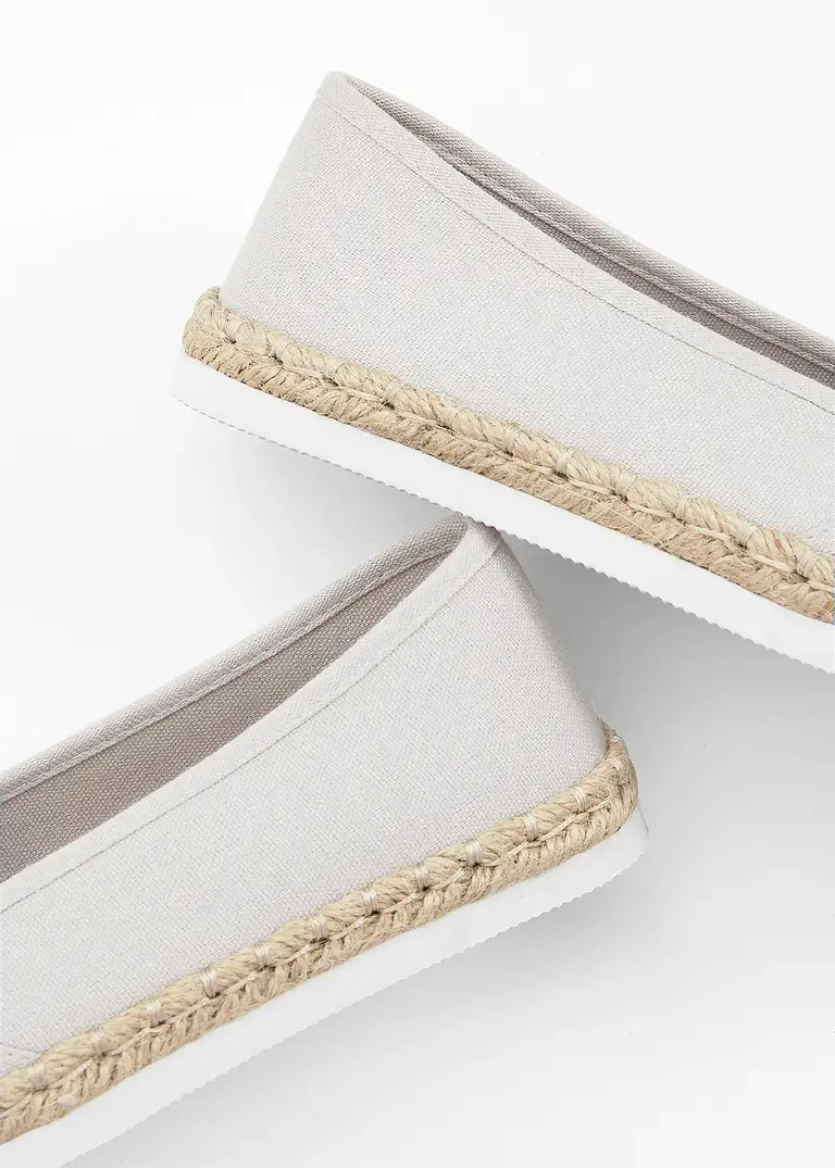 bonprix Sommerliche Espadrille mit leichter Laufsohle - grau VIP-Rabatte