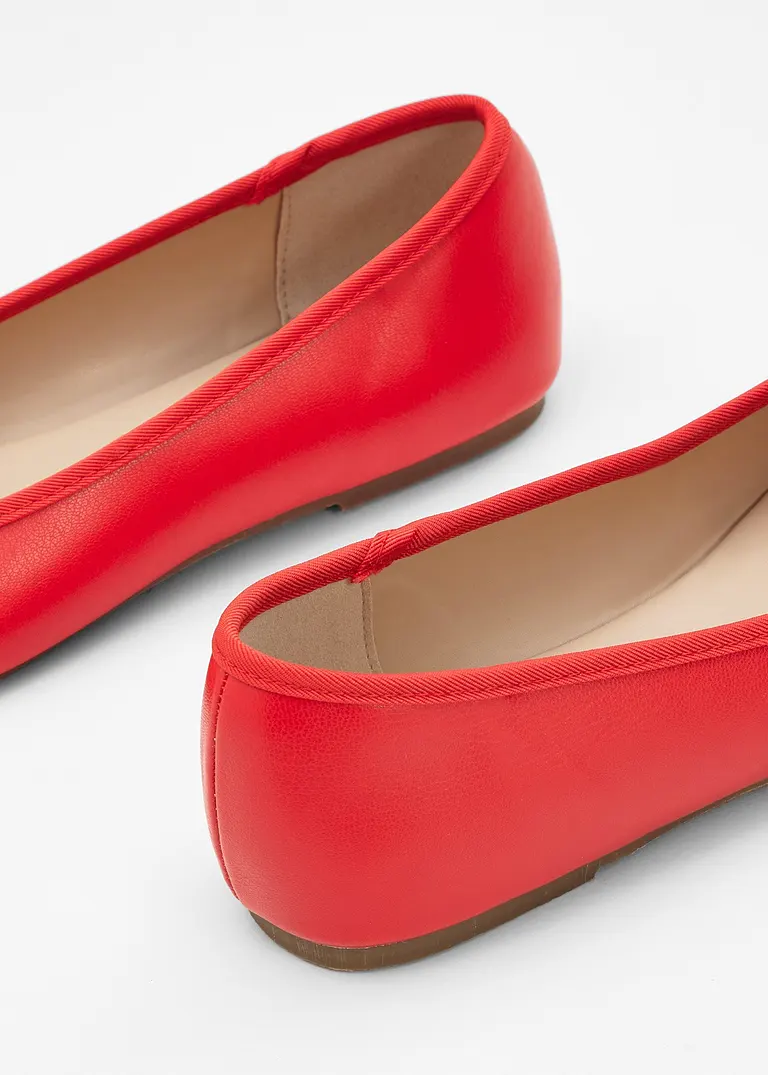 bonprix Niedliche Ballerina mit Schleife - rot - Damen Letzte 3 Tage